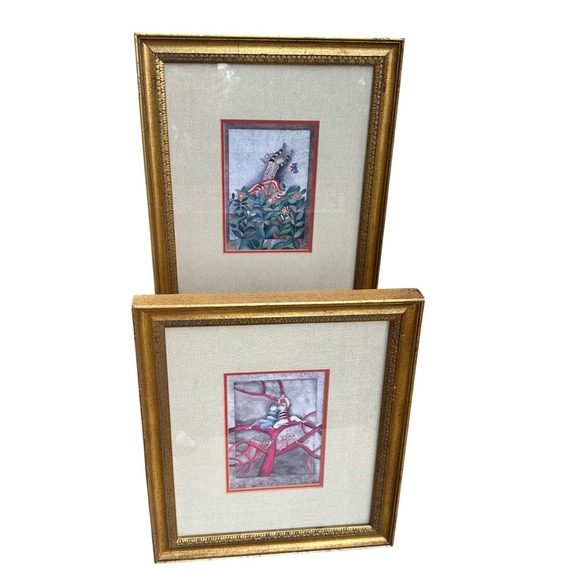 Graciela Rodo Boulanger Other - Graciela Rodo Boulanger Print Set 1979 14x12 Gold Framed Lithographs Vintage